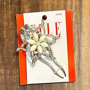 Elle Luxury Floral Hair Clip